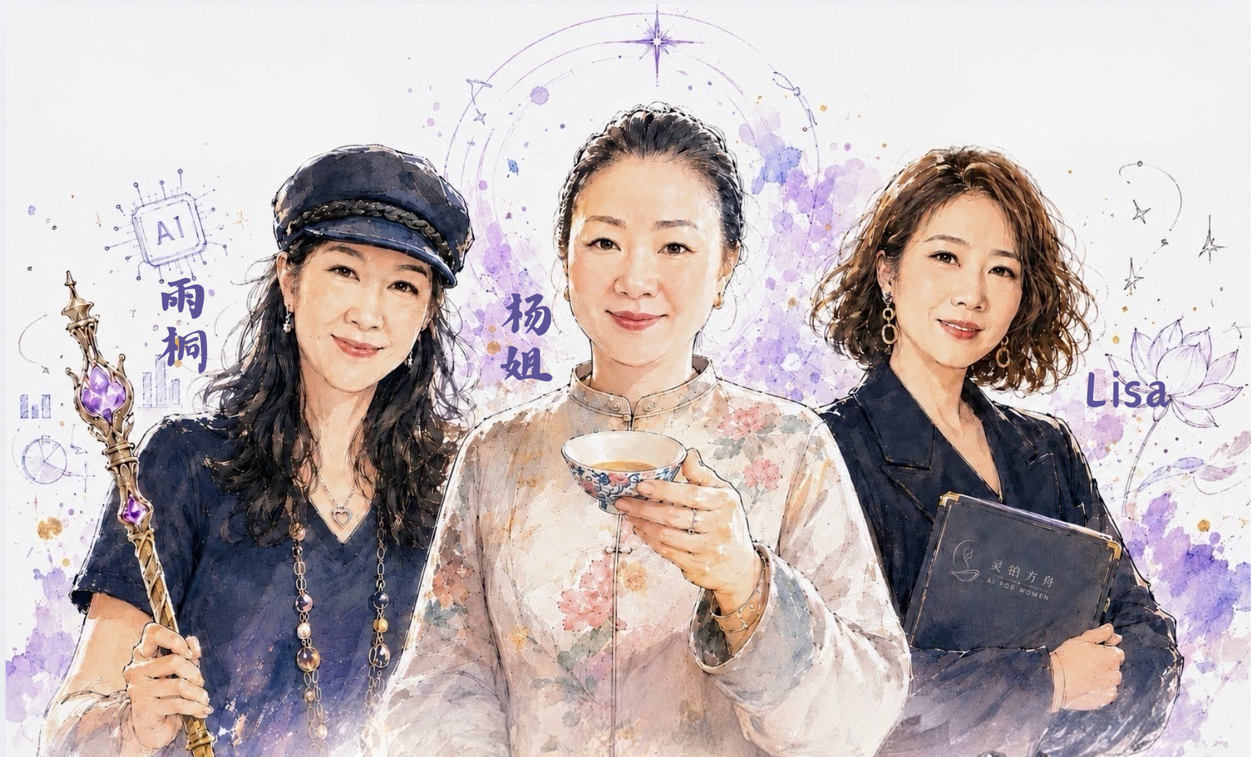 三位创始人